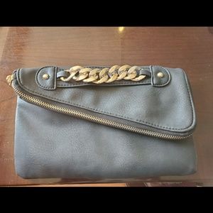 Small Black Foldover Purse